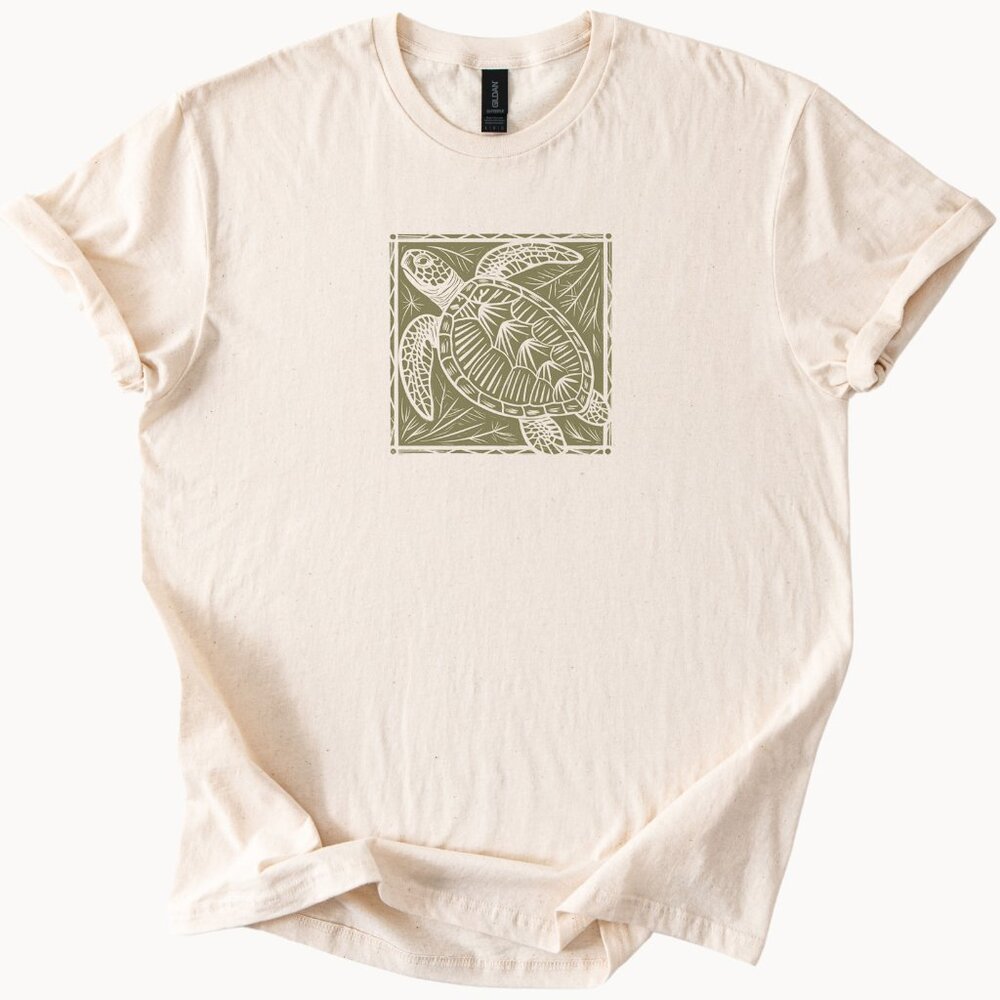 Sea Turtle Graphic T-Shirt Ocean Animal Tee
